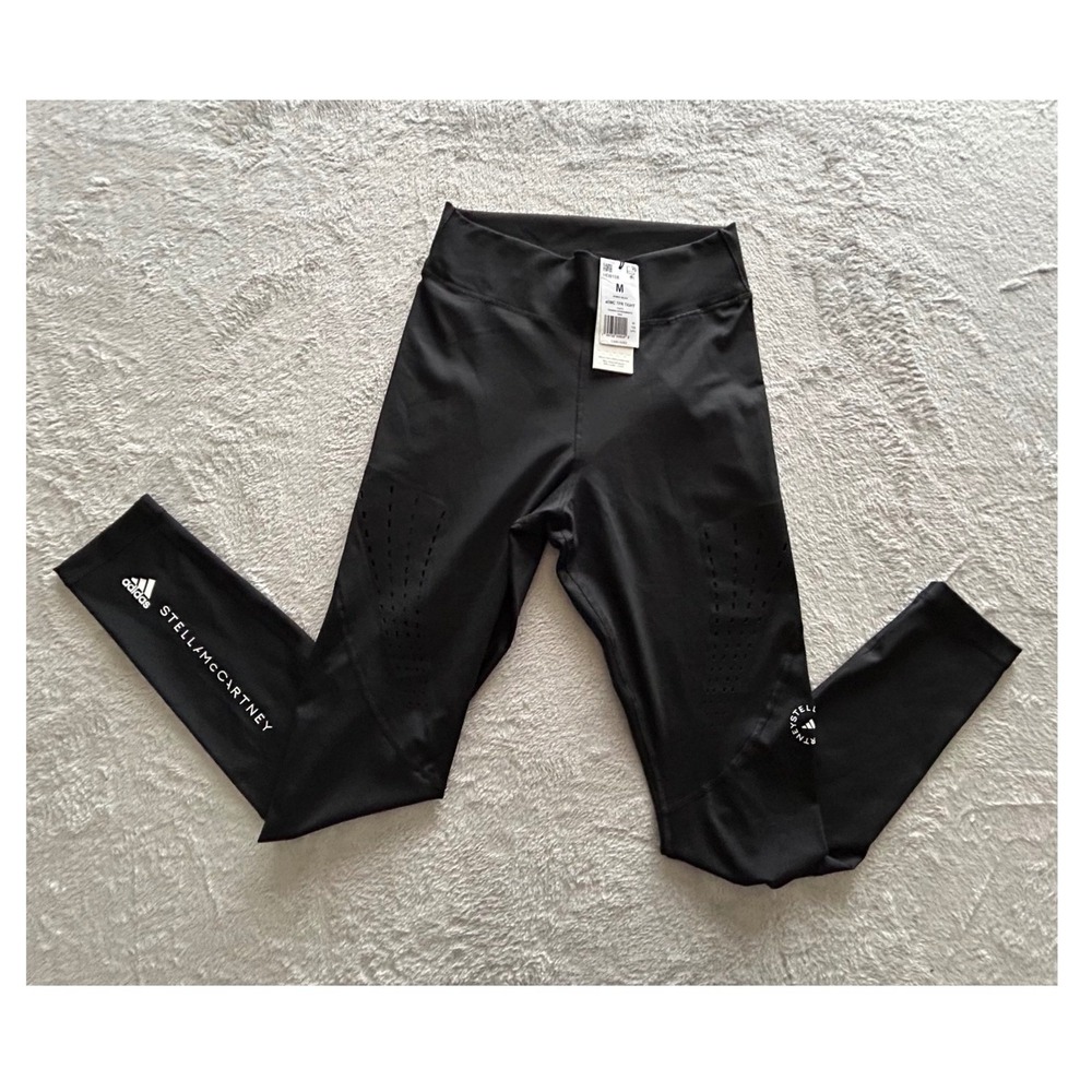 Adidas Stella McCartney TPR Training Black High Rise Leggings HD9108 M Medium